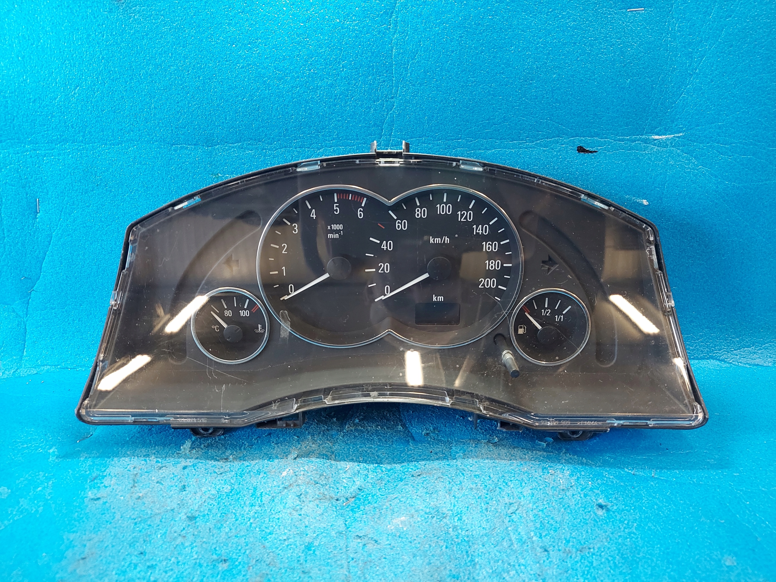 dials clock MERIVA A 1.7 TD 13173381XT