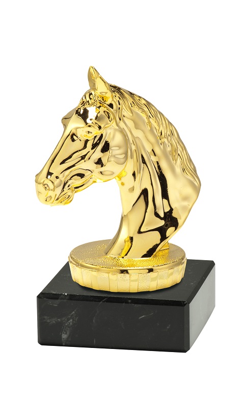 Puchar statuetka Koń Jeździectwo z tabliczką