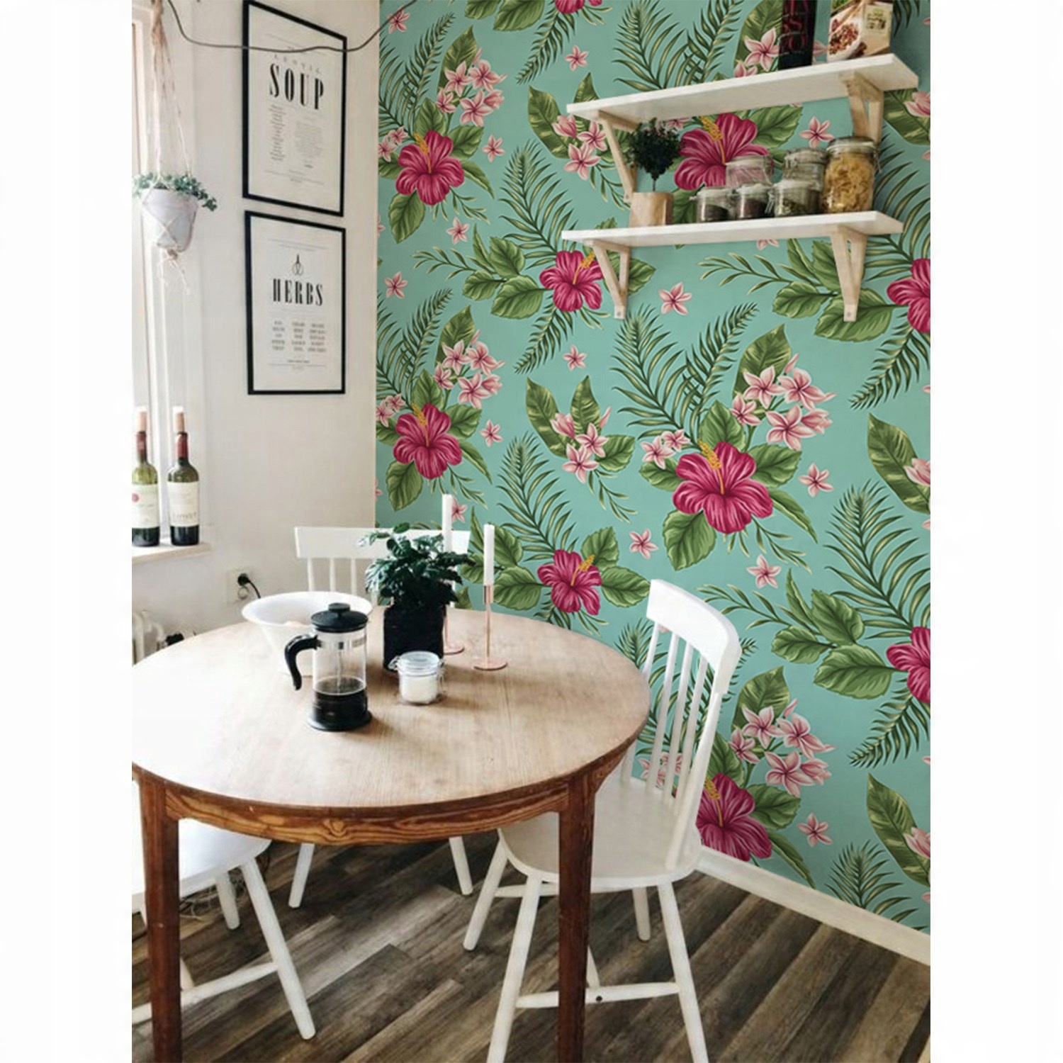 

Fototapeta na flizelinie Kolorowy hibiskus 104x70