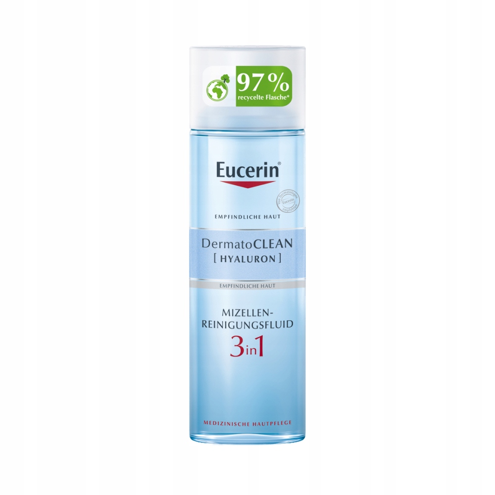Eucerin Dermatoclean Hyaluron 3w1 Płyn micelarny do twarzy demakijażu 400ml