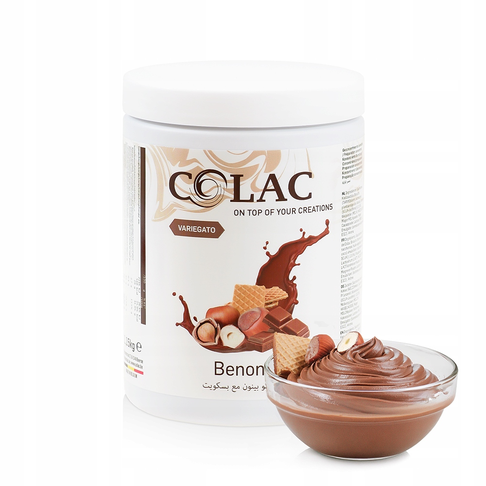 Levně Benone ořech – čokoláda – Pasta Variegato na zmrzlinu a dezerty – 1,15 kg