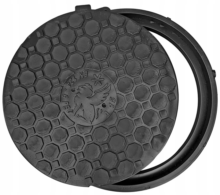 Pokrywa Właz do Szamba Studni Ø500 A15 (15 kN) BabylonPlast Produkt Pl