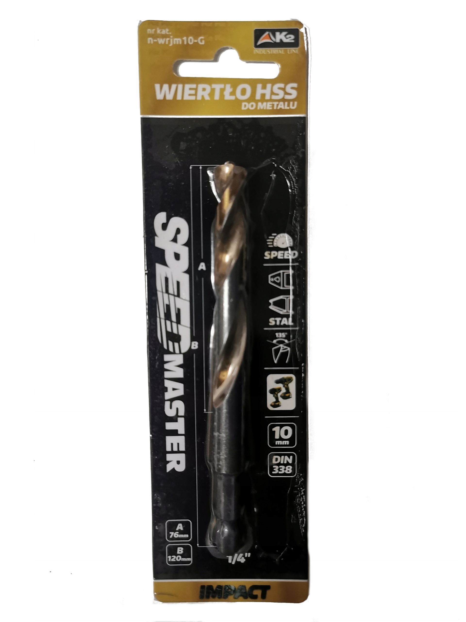 

Wiertło do metalu Hss Speedmaster 10,0mm 1/4"