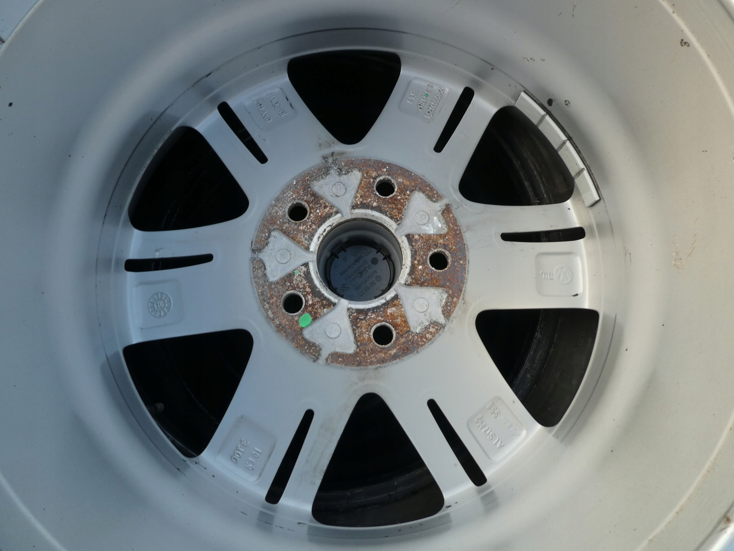 4X ALU discs VW AMAROK 17 2H0601025J