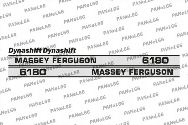 MF6180 - НАБОР НАКЛЕЕК MASSEY FERGUSON 6180 DYNASHIFT