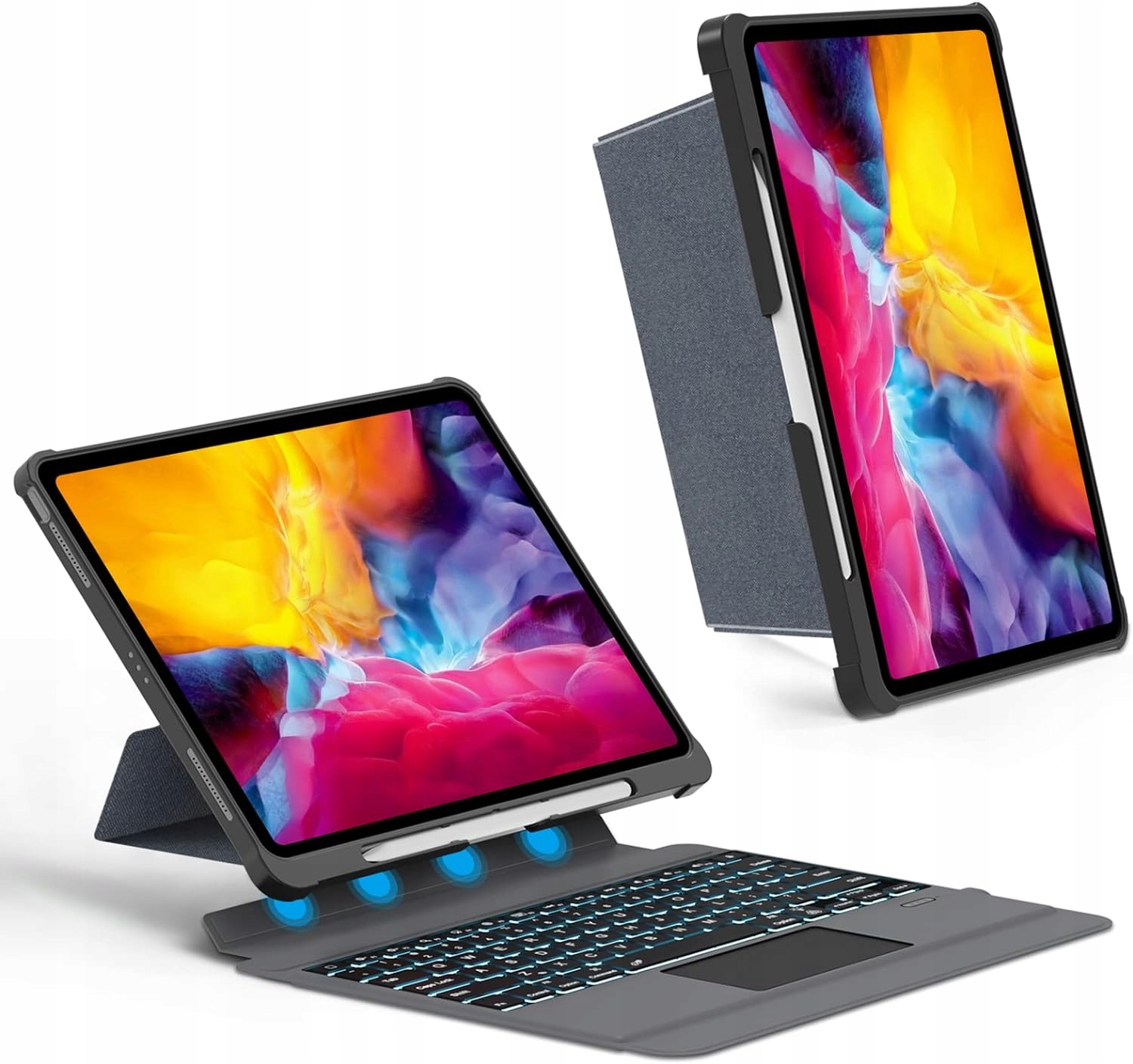 Huobao Pouzdro pro klávesnici iPad (10,9-11 palců) S Klávesnicí