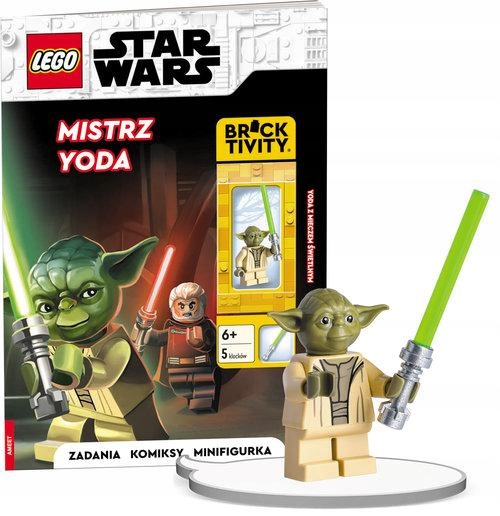 Lego Star Wars Mistrz Yoda nowa minifigurka z mieczem książka Kd