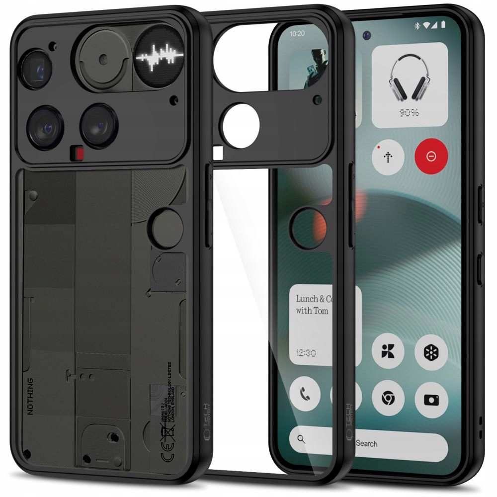 Tech- Protect Magmat Nothing Phone 3 Black/ Clear Tech- Protect