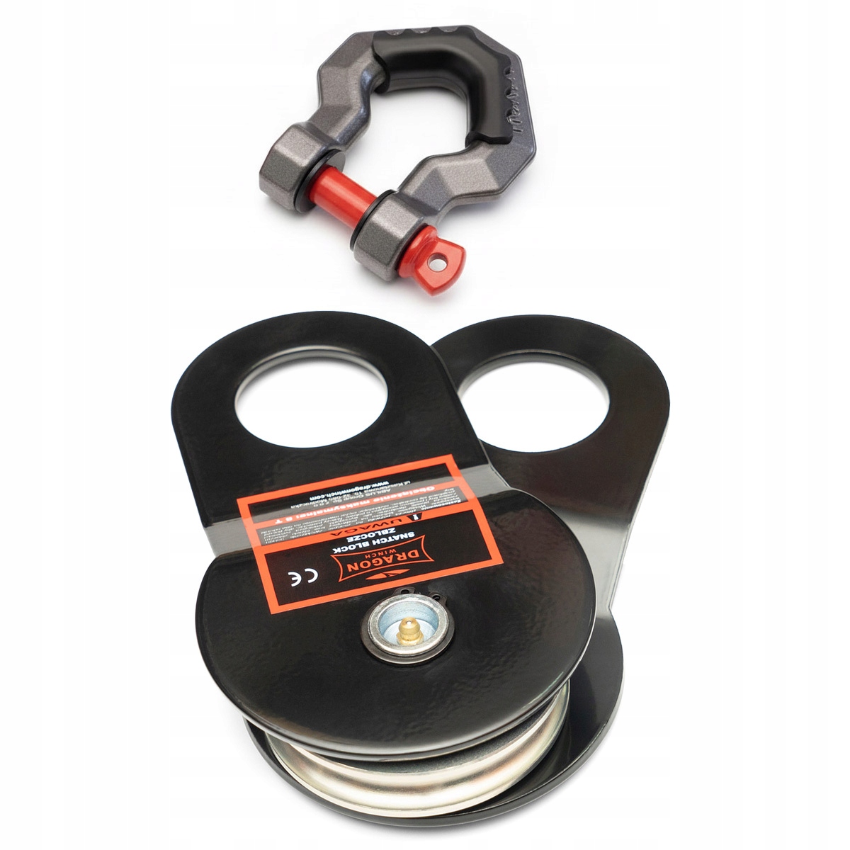 Dragon Winch Bloky 8T 8000 kg Šekla 7/8 6T II Bláto Off Road 4x4 W Terén