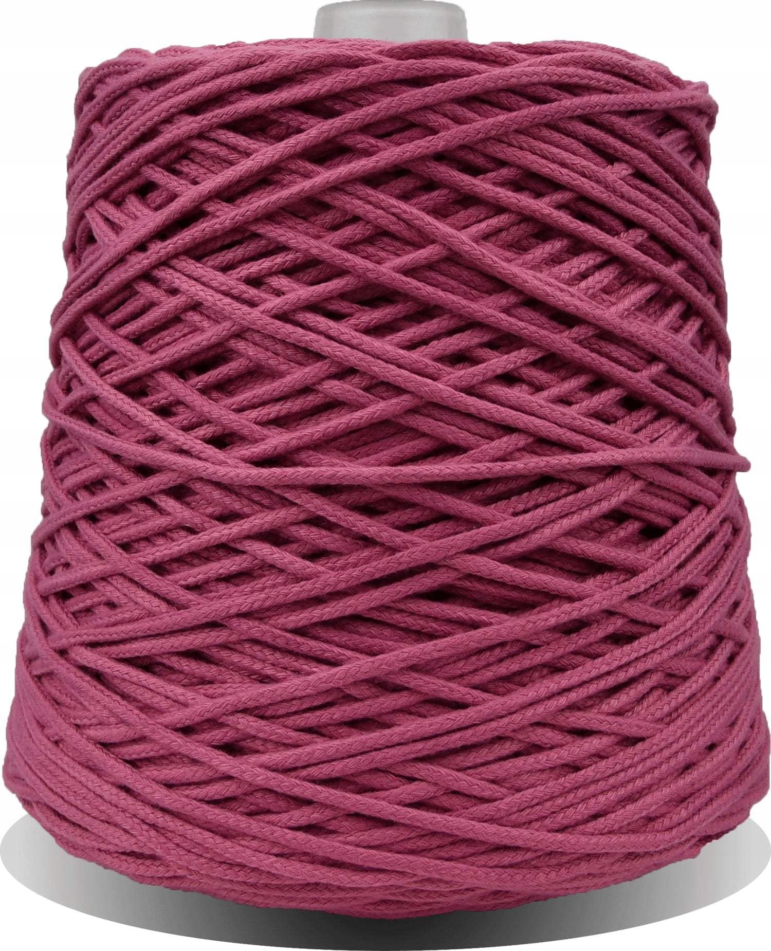 Novosolský provázek 3 mm Malina Hmotnost: 1.00 kg