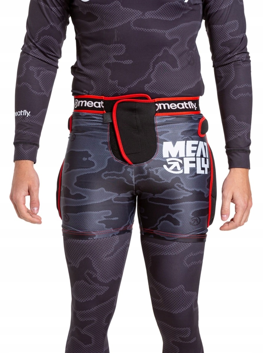 Chránič kostrče Meatfly Norris černá XL