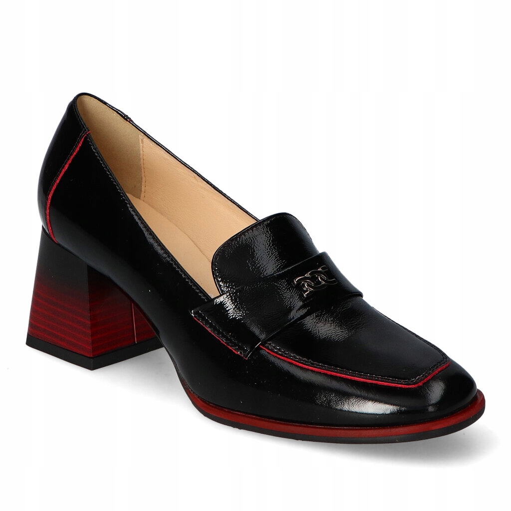 Polobotky Arka BI6710/2054+2425+2667 Černý lak 39