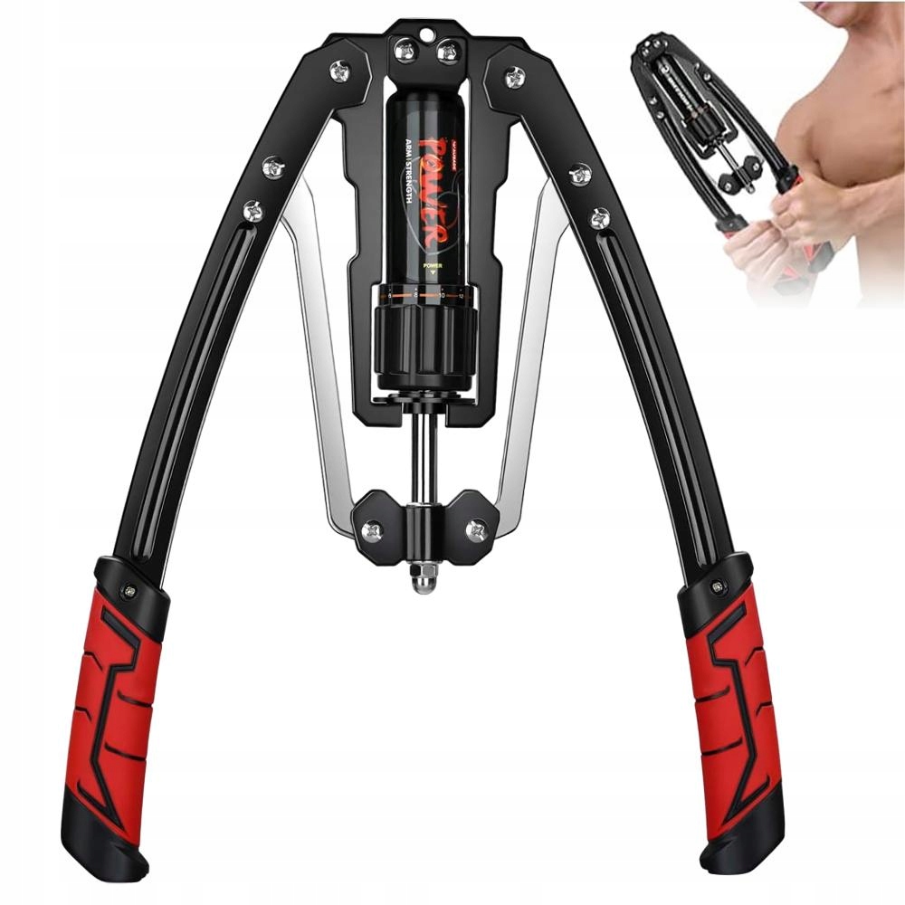Ściskacz Do Rąk Ramion Regulacja 10-200KG Expander Trening Mięśni