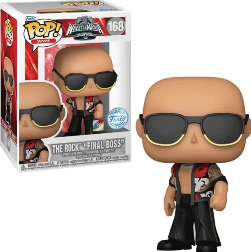 Funko Pop! The Rock Wwe 168 Final Boss (WrestleMania 40)