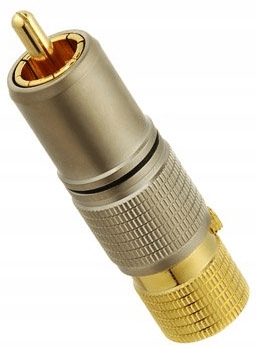 

Wtyk Rca Złocony Kabel 9MM Kacsa Audio RP-70GT-9
