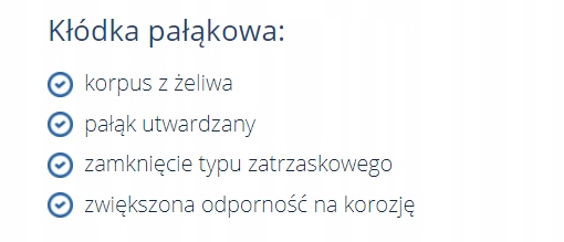 KŁÓDKA ŻELIWNA ZATRZASKOWA GERDA KZZS75 Typ kłódki Kłódka jarzmowa