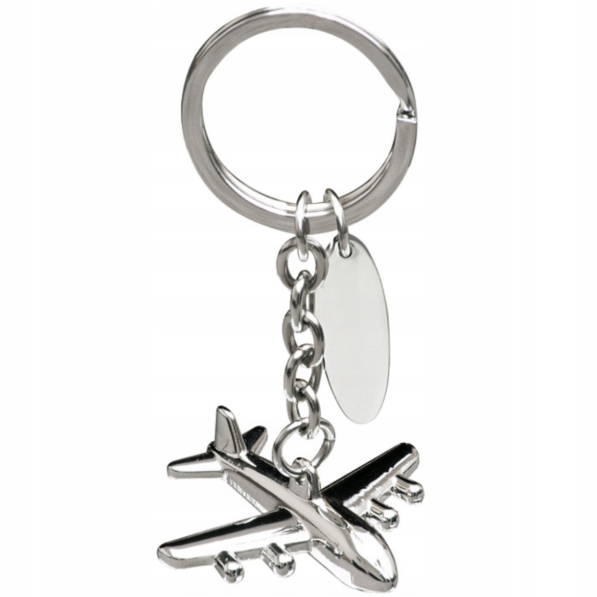 Elegancki brelok do kluczy SAMOLOT airplane 3D