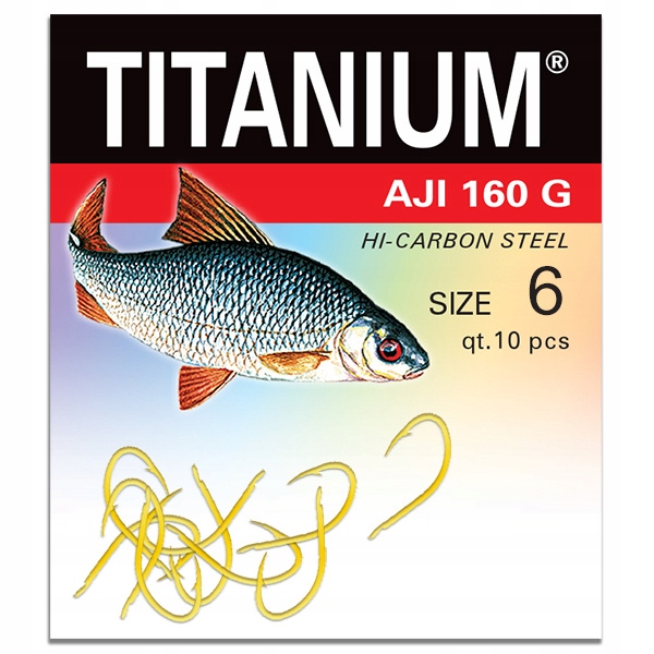 Haczyki Robinson Titanium Aji 160G #6
