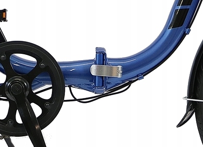 ROWER MIEJSKI SKŁADANY DAMSKI MĘSKI SKŁADAK 20 NEW Model husar 20 składany NIEBIESKI