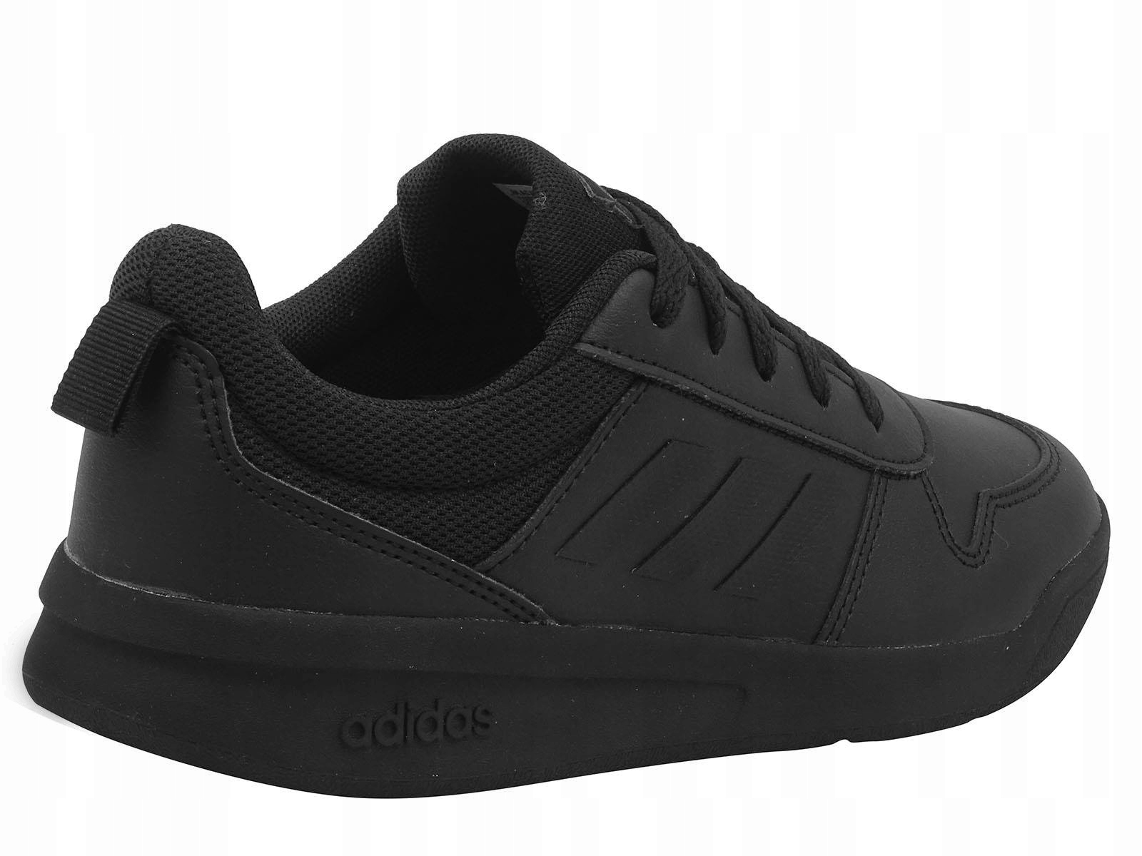 ADIDAS TENSAUR EF1086 BUTY SKÓRZANE TRAMPKI CZARNE Kolor czarny