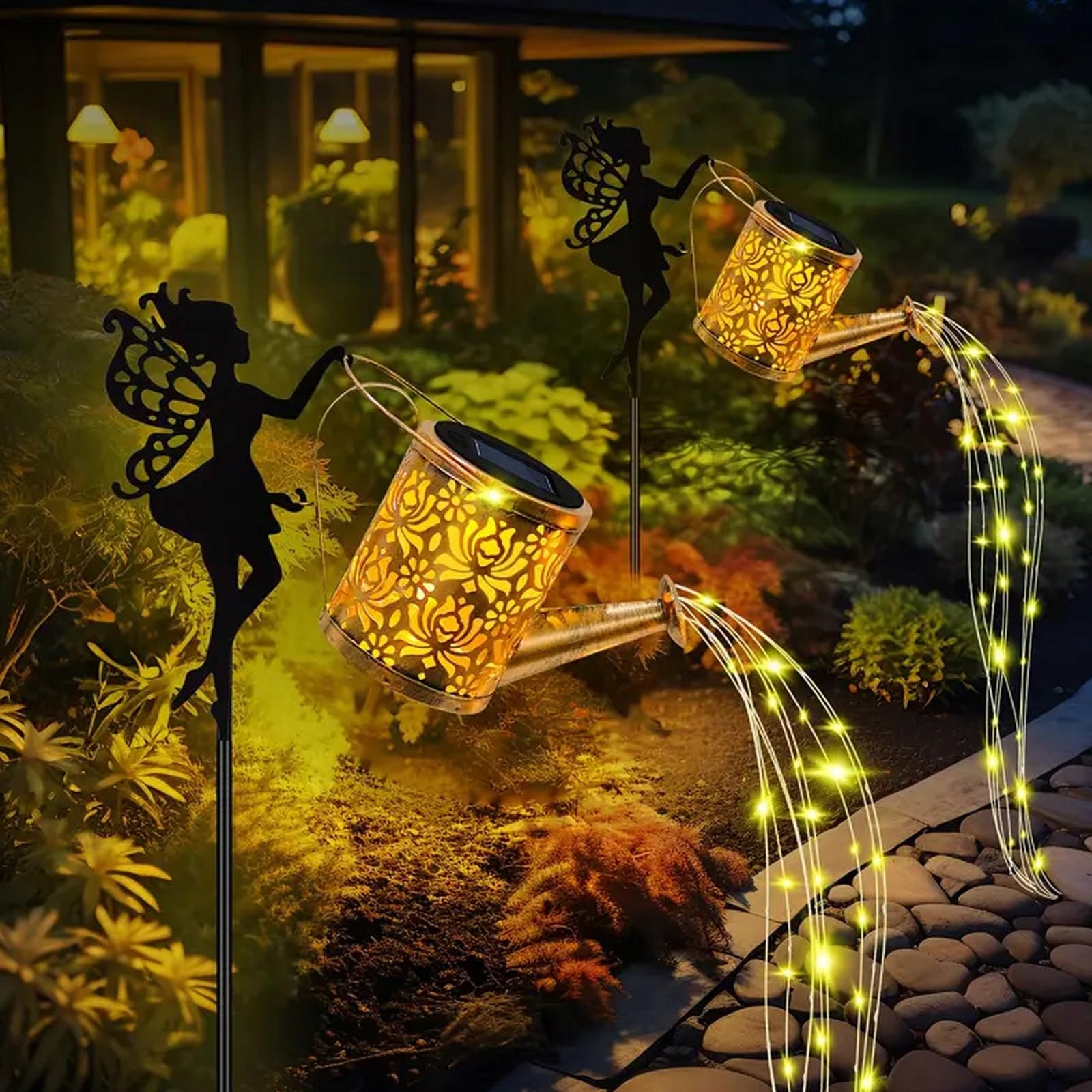 NEIOAAS Solarna Lampa LED Retro Do Ogrodu Tarasu i Ścieżek — miniatura 6