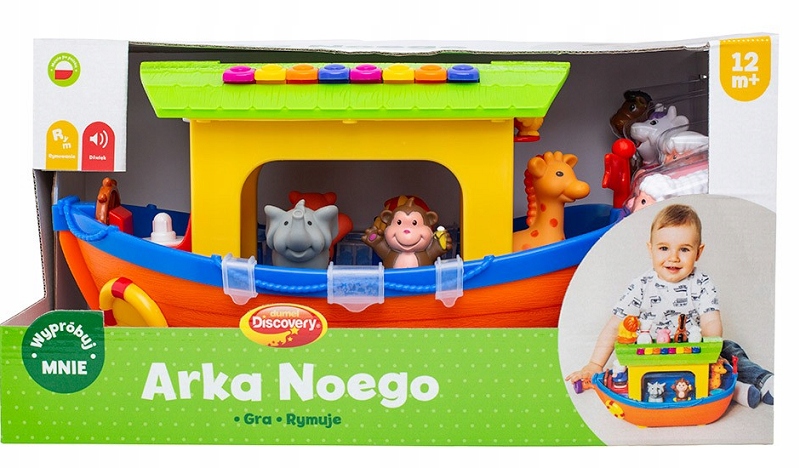 Dumel Arka Noego Interaktywna mówi PL Zwierzątka + GRATIS Marka Dumel