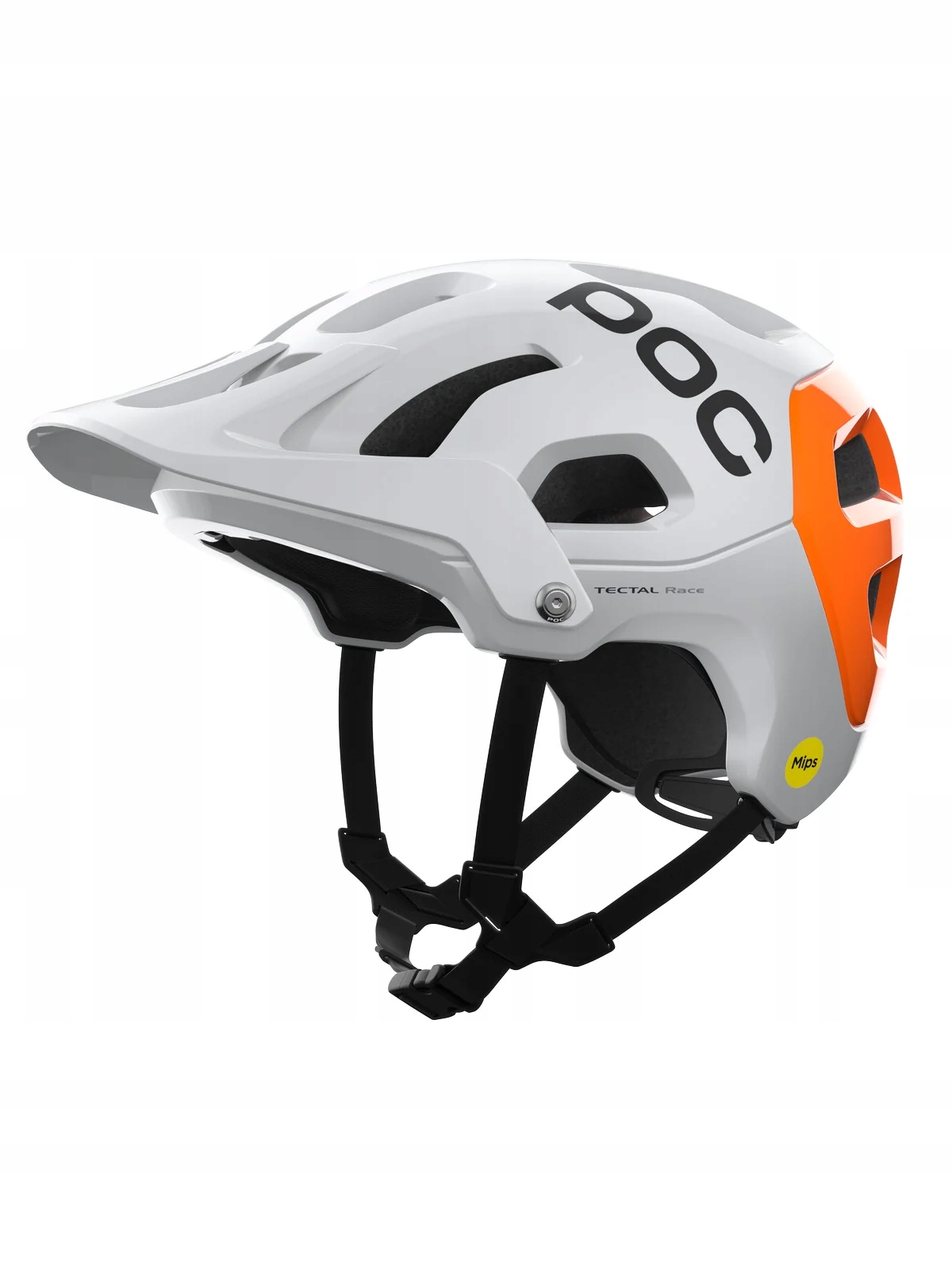 Přilba Poc Tectal Race Mips Nfc Hydrogen White/fluorescent Orange Avip