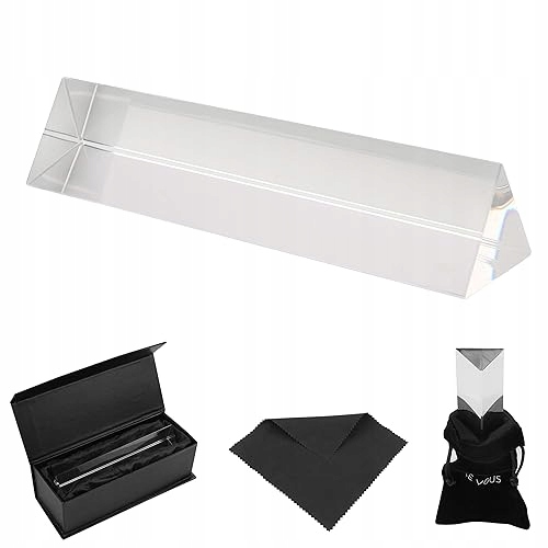 K9 Křišťálový trojúhelníkový hranol s fotografickým refraktorem průhledný 15 cm