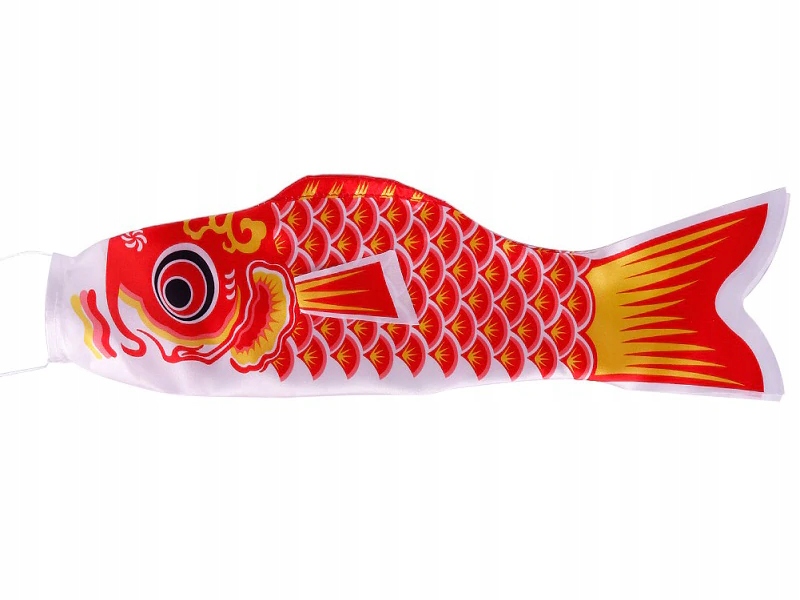 

Japoński Karp Koi Koinobori Flaga Suwenir Czerwony