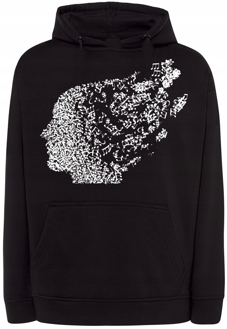 Pánská mikina s potiskem Hudba Hlava Nutky r.XL