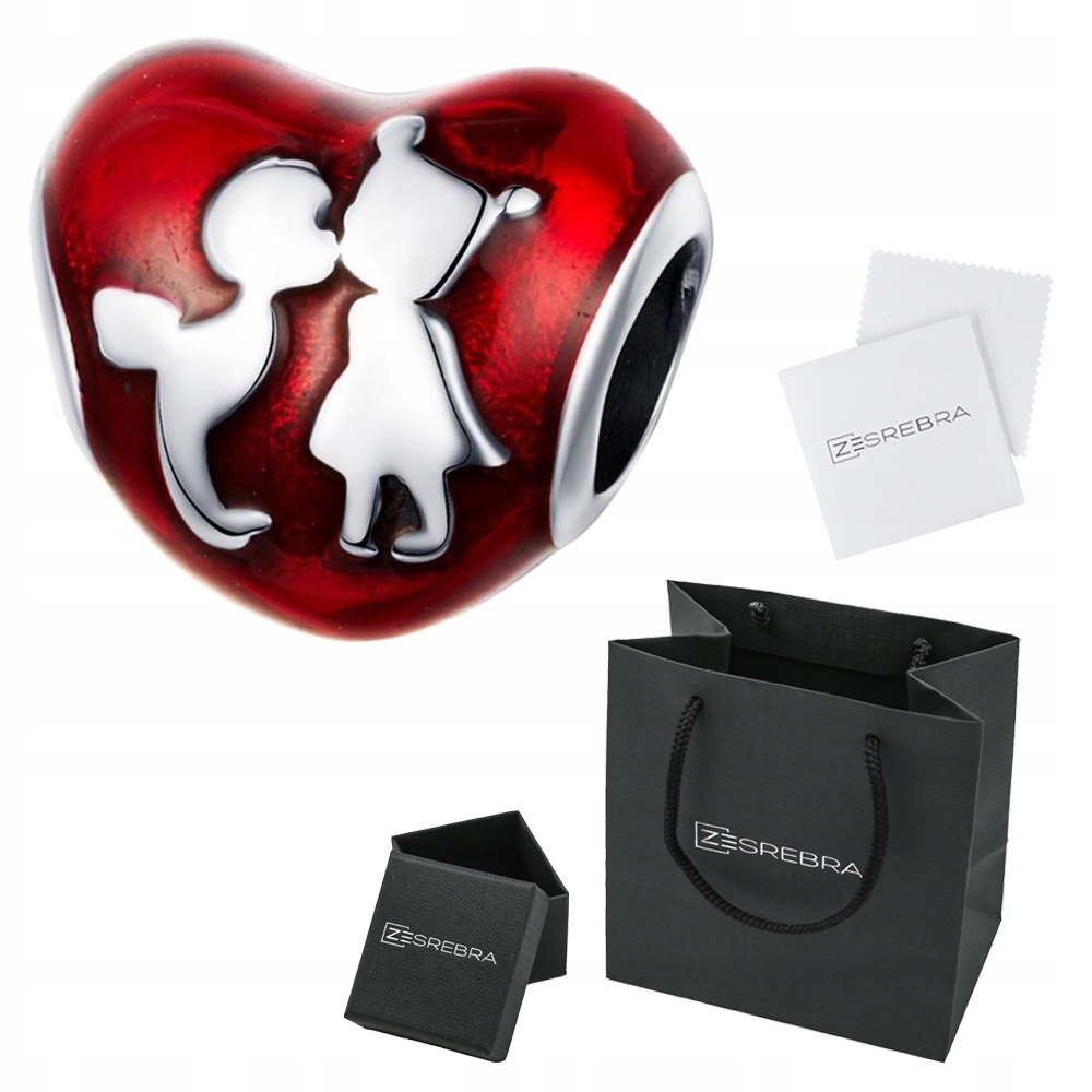 

Charms Serce Dzieci do Pandora srebro 925 koralik
