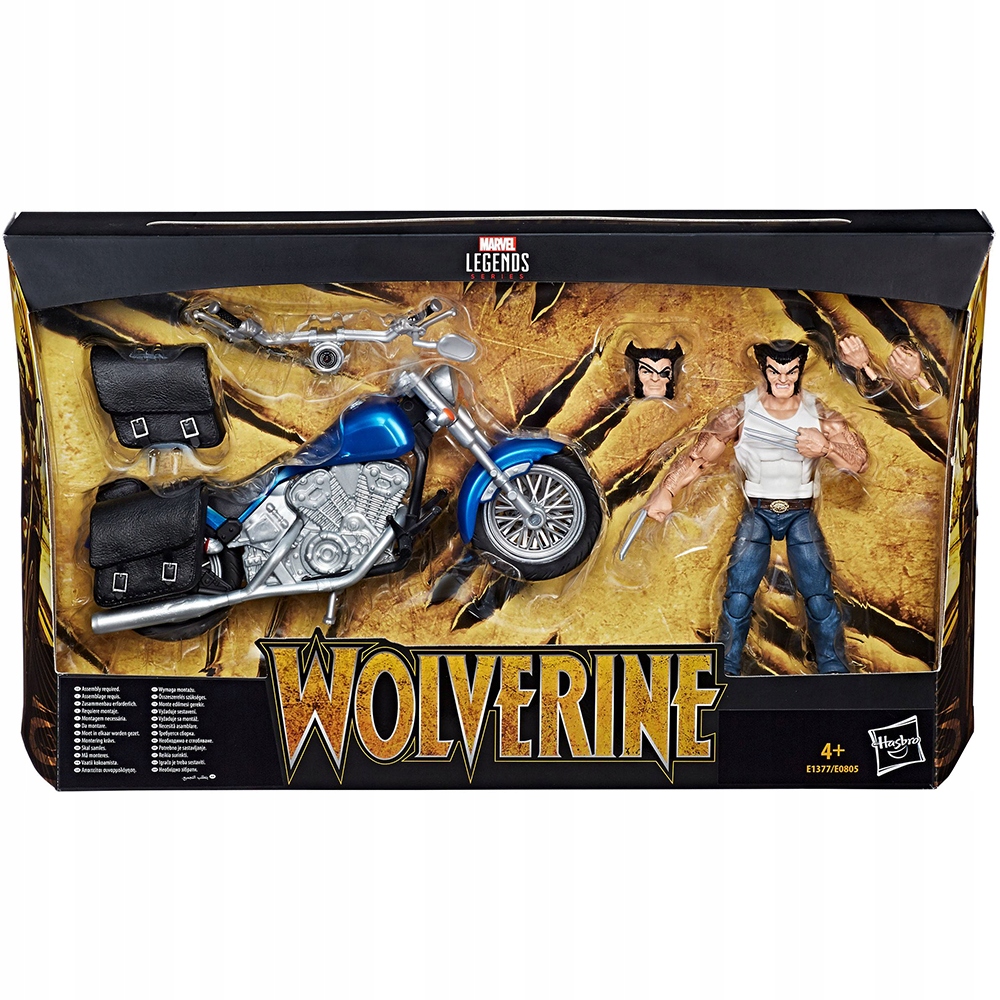 Figurka Hasbro Marvel Legends Ultimate Riders Wolverine a motorka