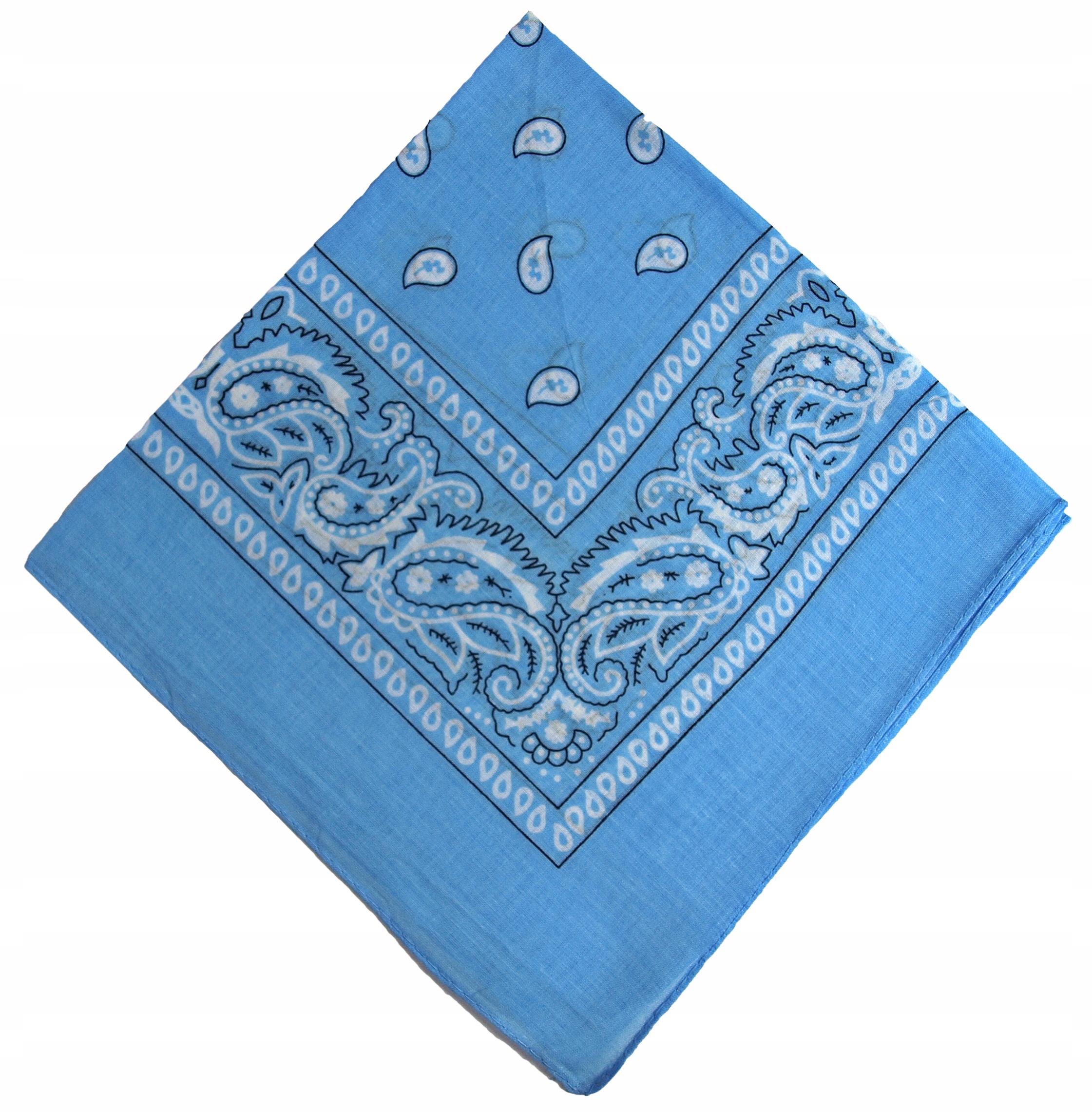 BANDAMKA BANDANA CHUSTKA CHUSTA BANDAMA APASZKA - j. niebieska