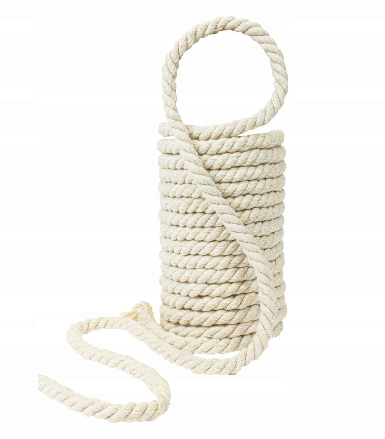 Lina bawełniana kręcona 14mm 10m