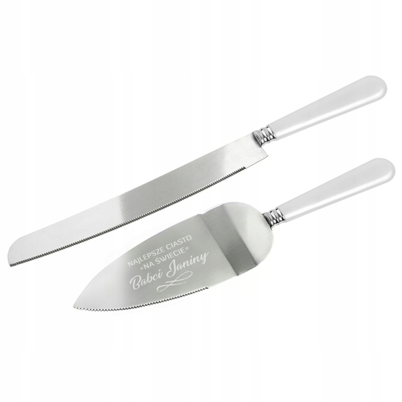 

Nóż I Łopatka +grawer do ciasta Miłośnika Wypieków