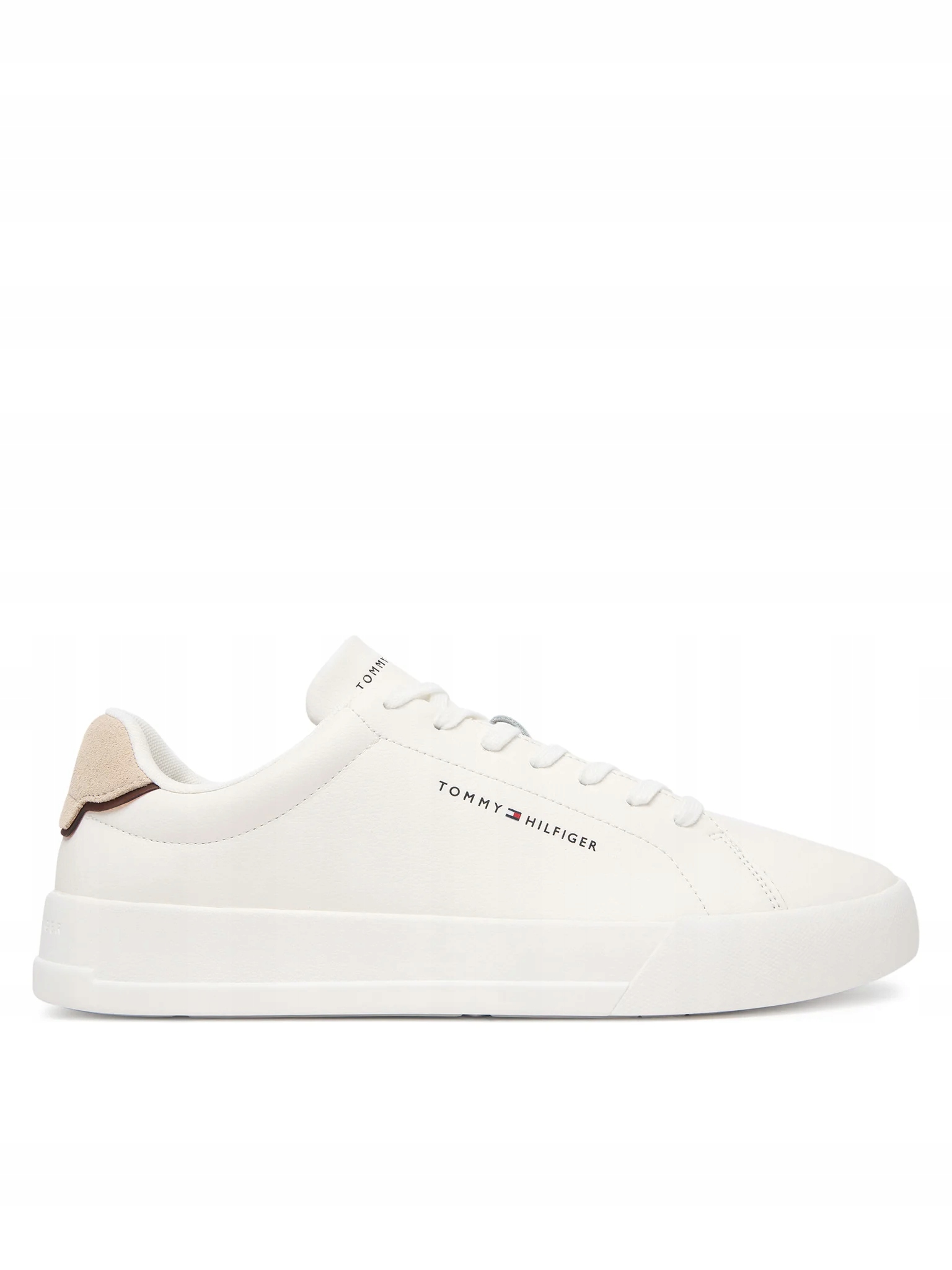 Tommy Hilfiger Tenisky Th Court Lth Detail Ess FM0FM05367 Bílá 45