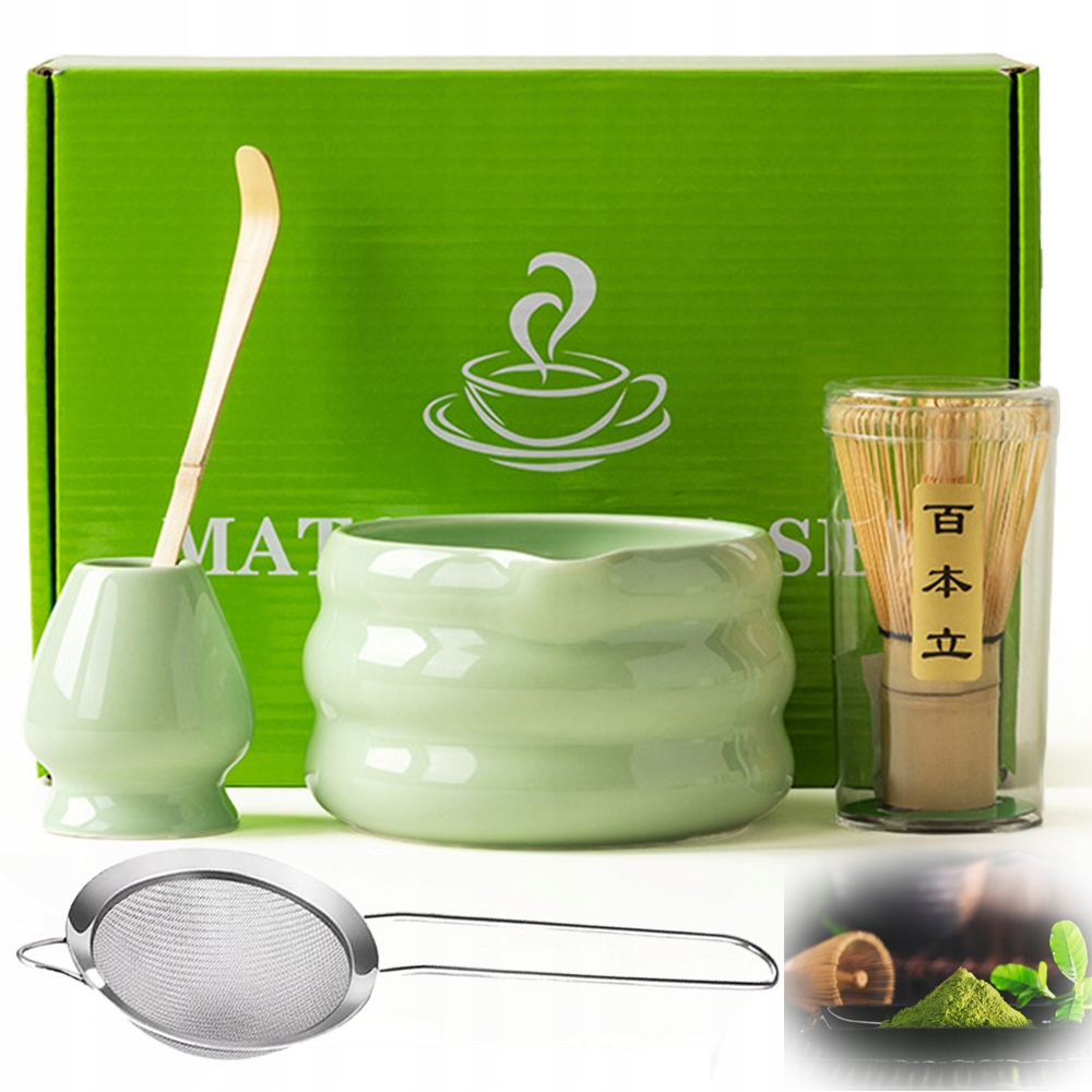 Zestaw Do Ceremonii Parzenia Herbaty, Zestaw Do Herbaty Matcha Do Robienia