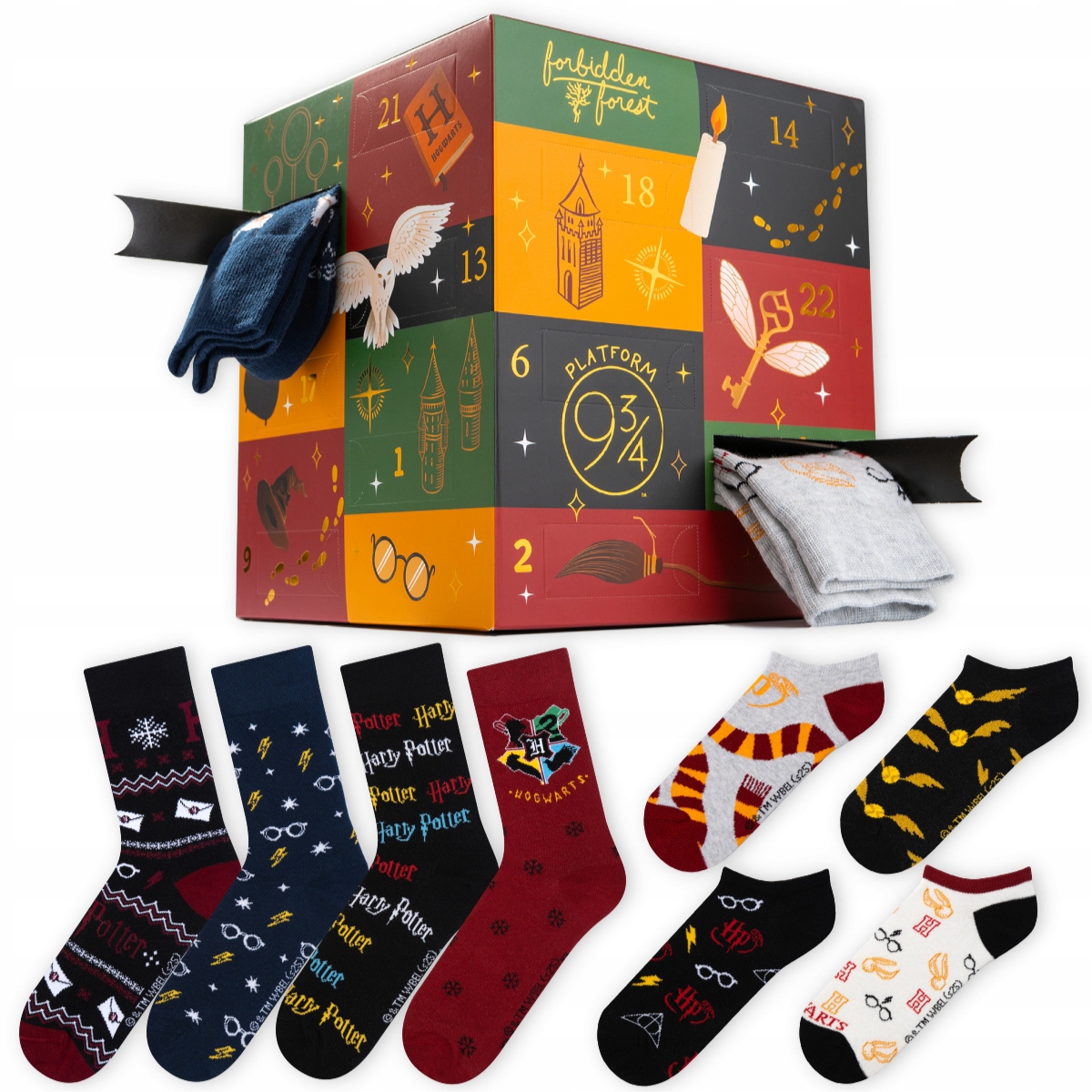 Soxo ponožky Harry Potter 24 balení dárek k svátku 35-40