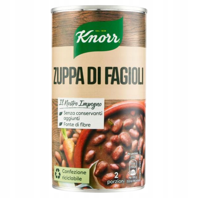 Levně 4x Fazolová polévka Latta Fagioli 545 g Knorr