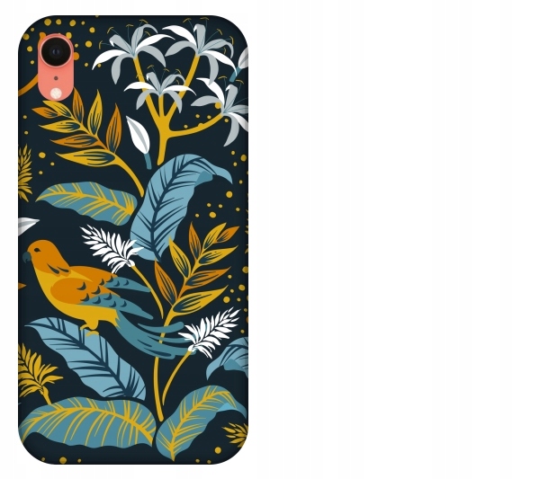 

Etui pokrowiec iPhone Xr Tropical floral kwiaty