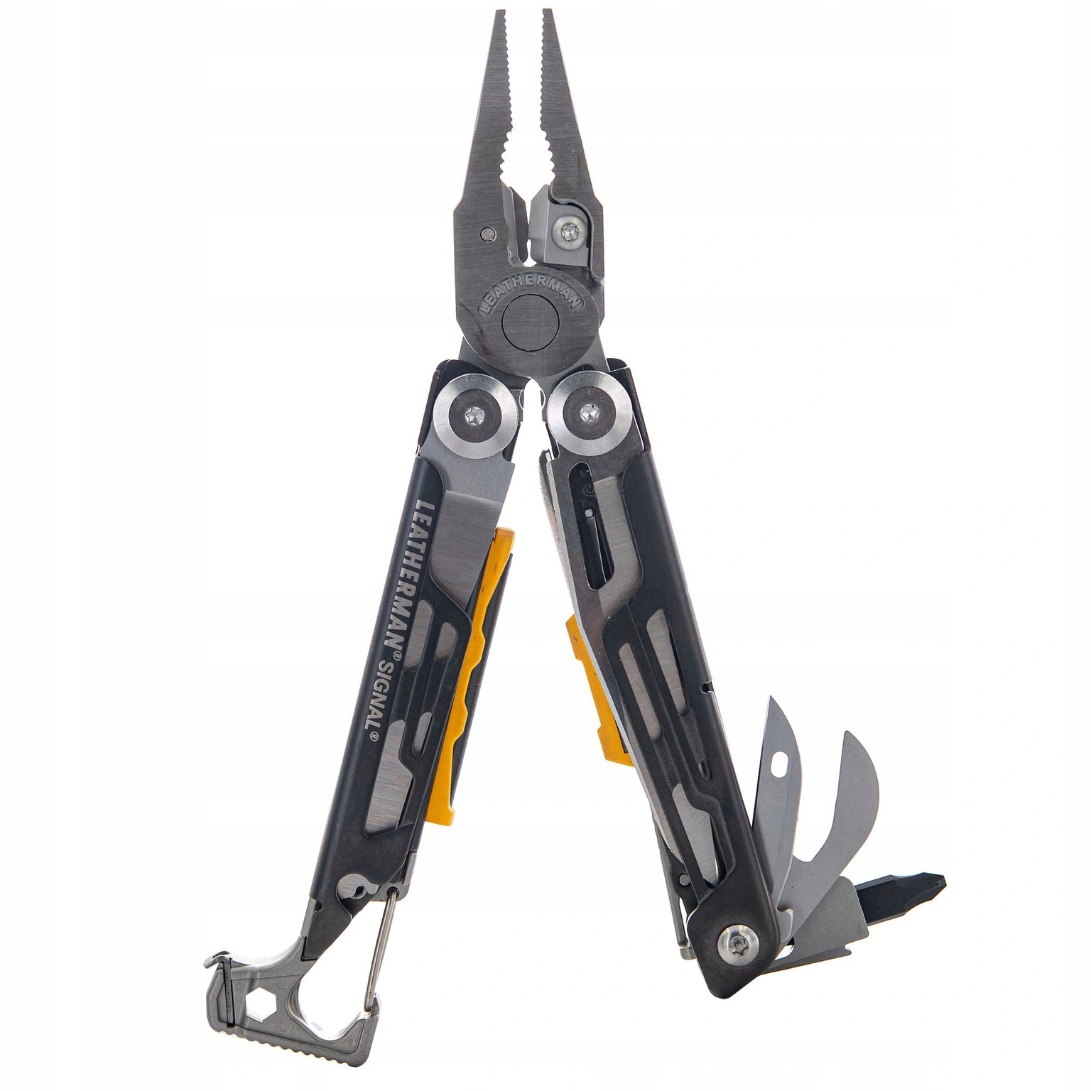 Multitool Leatherman Signal 832265 Czarno-srebrny 19 Narzędzi