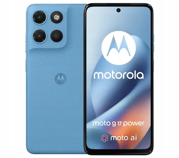 Smartfon Motorola moto g17 power 8/256GB 60Hz 50Mpix Alaskan Blue Niebieski