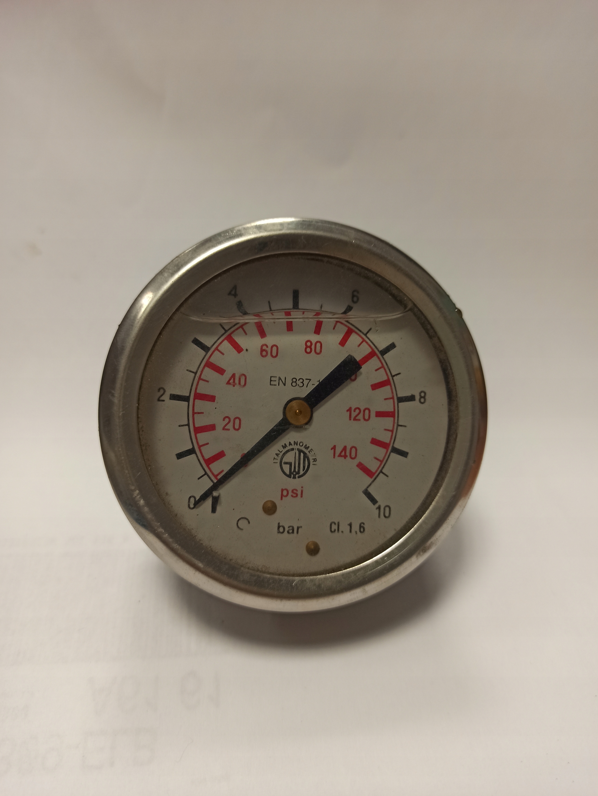 Manometr glicerynowy wskaźnik EN 837-1 10MPa 11320997829 - Allegro.pl