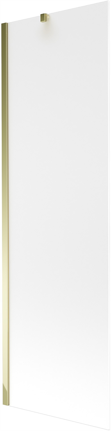 Mexen Next Jednokřídlová Vanová Zástěna 60x150 cm, Matná/Zlatá