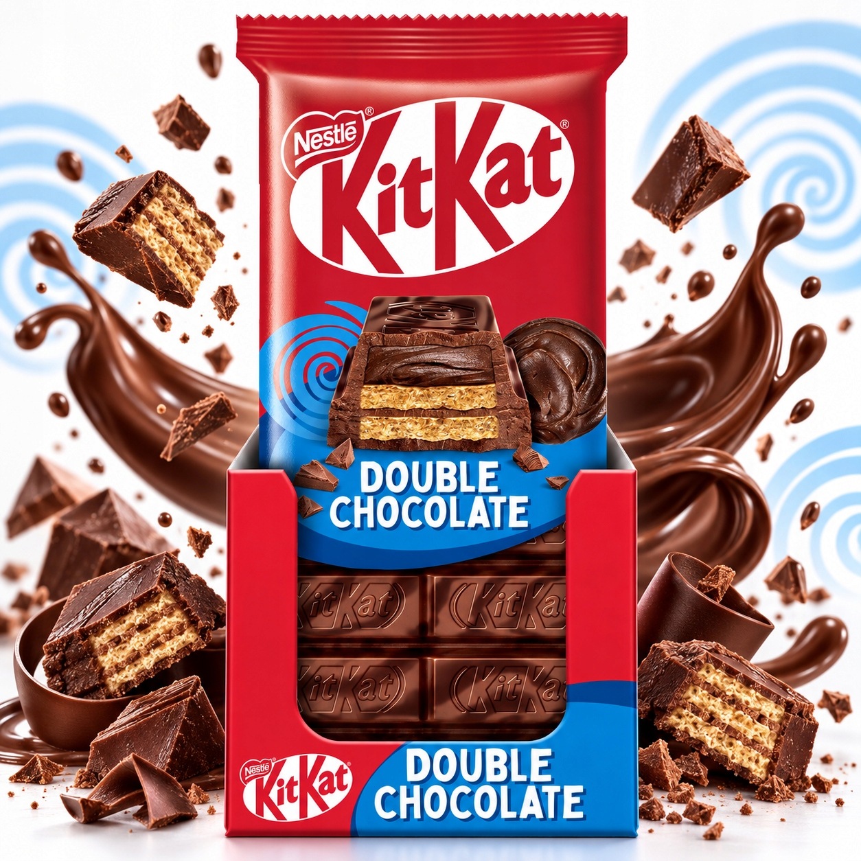 Nestle KitKat czekolada Double Chocolate 15 x 99g
