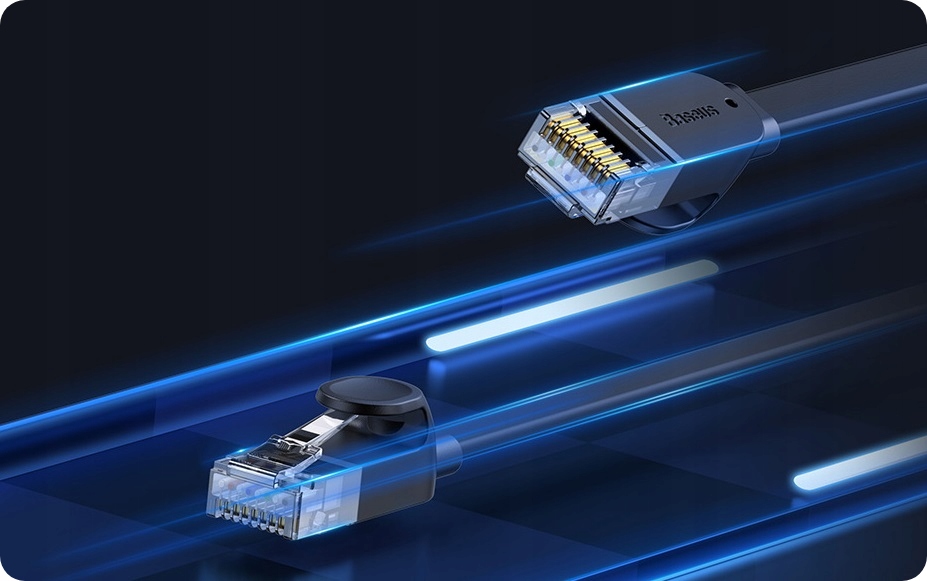 BASEUS KABEL SIECIOWY RJ45 - RJ45 LAN PRZEWÓD INTERNETOWY ETHERNET CAT6 8m Stan opakowania oryginalne