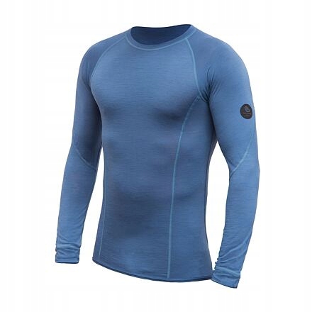 Sensor Merino Air pánské triko dl.rukáv riviera blue velikost XL