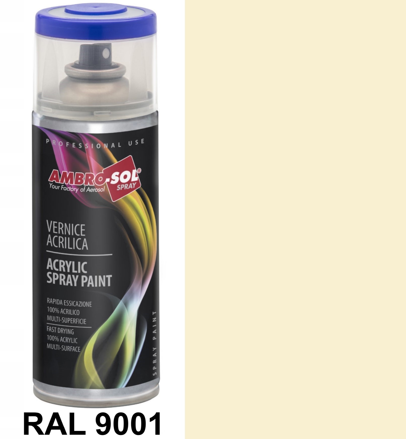 

9001 Ral Lakier Akrylowy Farba Spray Ambrosol