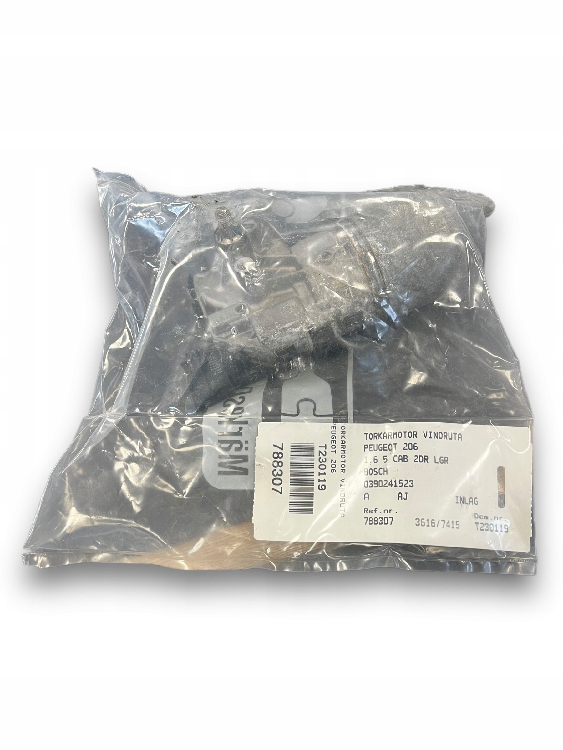 engine of wipers front PEUGEOT 206 0 390 241 523