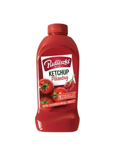 Levně 3x Pikantní kečup Pudliszki 990 g